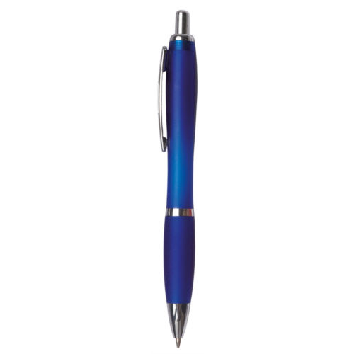 penna in plastica Blu con impugnatura gommata refill jumbo