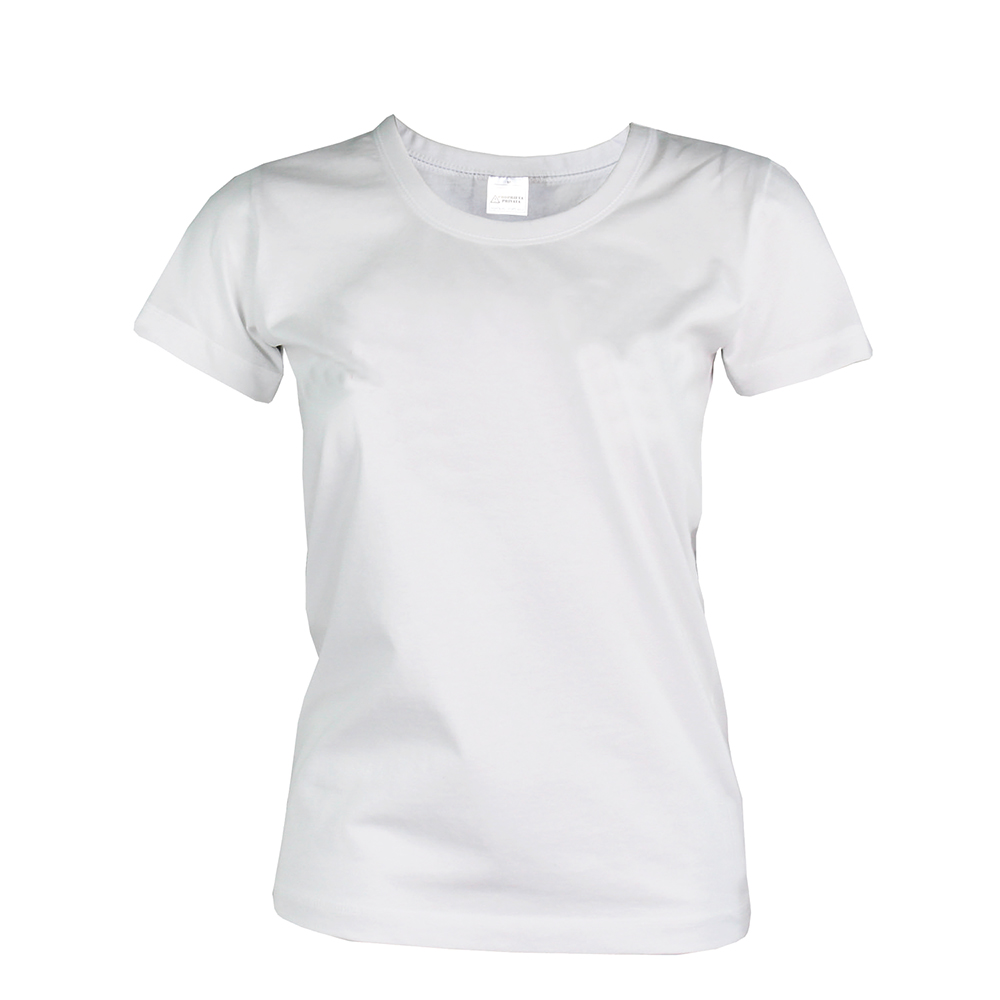 T-Shirt Donna Bianca cotone 100% - abbigliamento personalizzato